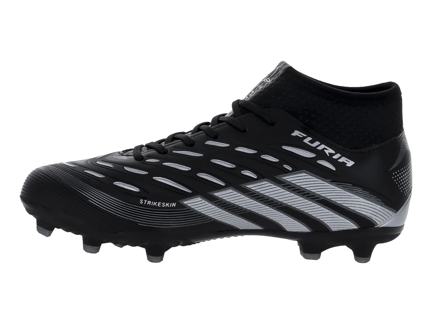 Tenis de Fútbol Furia Negro Plata para Hombre