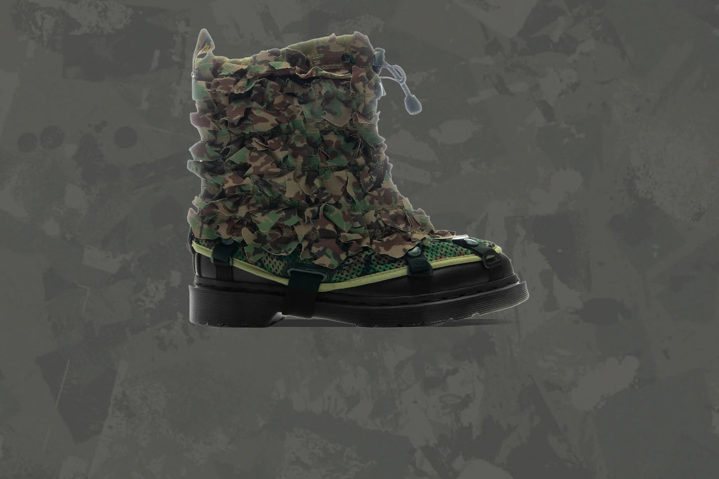 Dr Martens x Babylon 1460 Black Camo