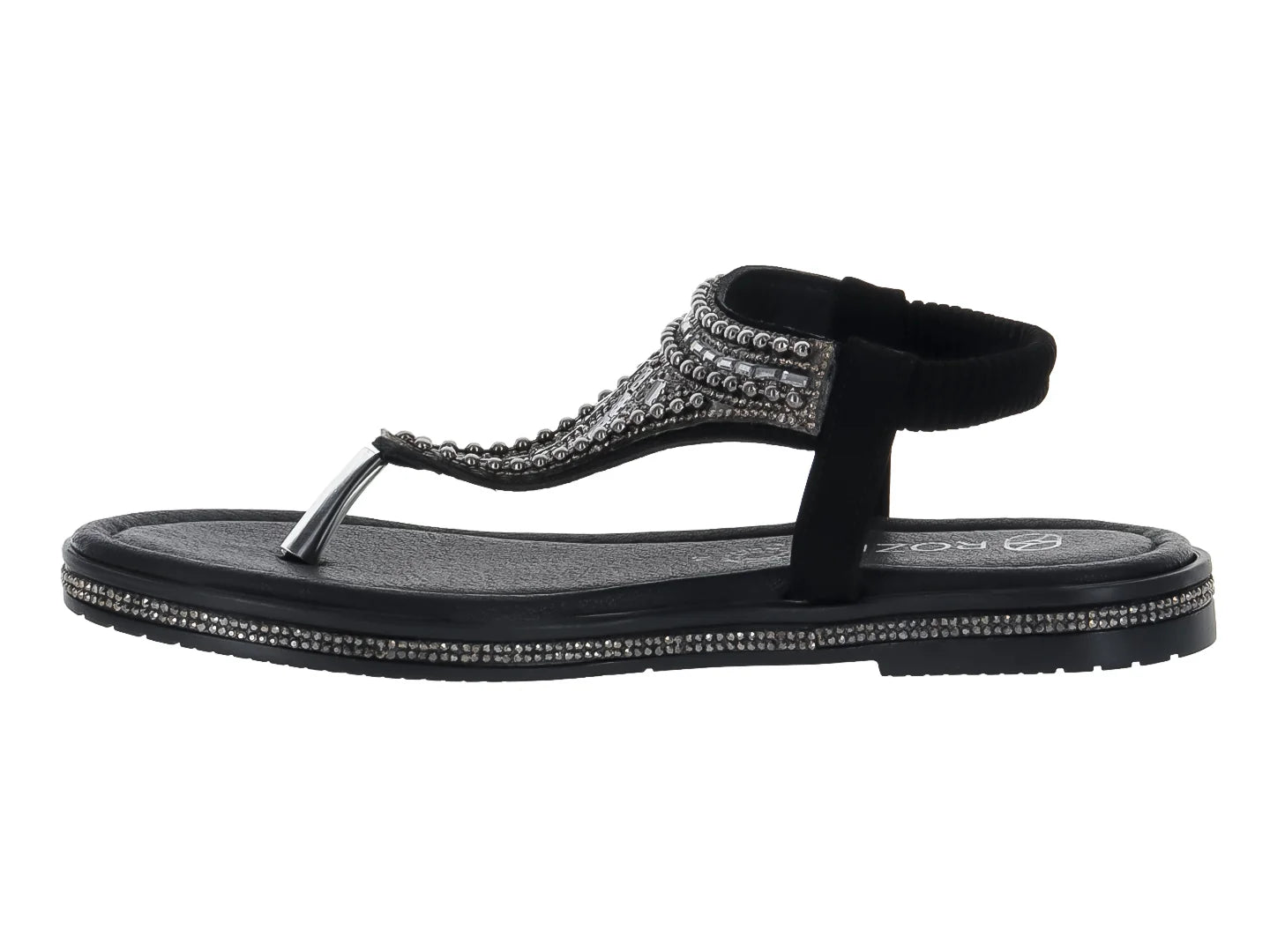 Sandalias ROZE Negro para Mujer