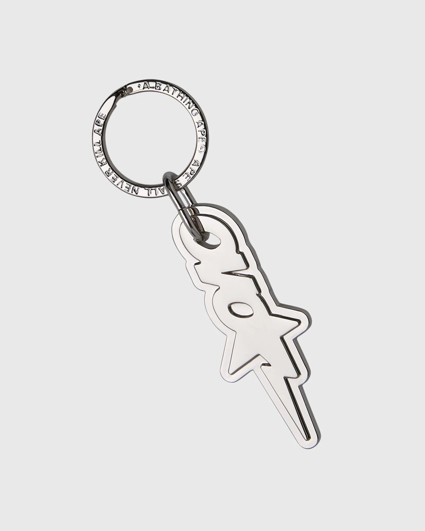 BAPE OVO Sta Keychain Silver