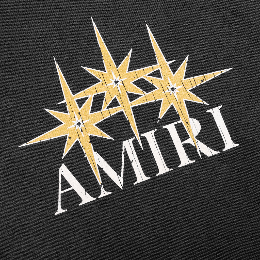 Amiri Starburst Oversized Tee Black