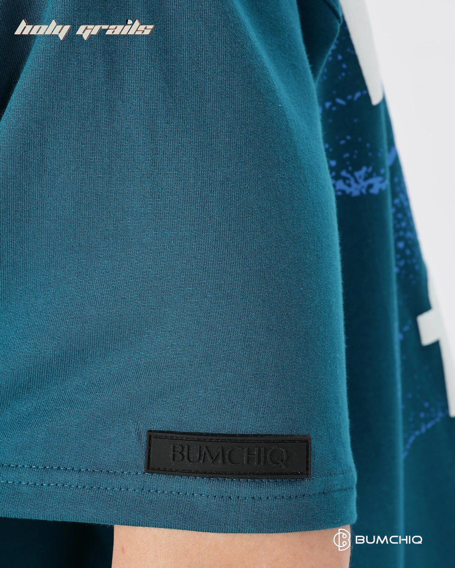 Wake Up Teal Oversize Tee HG x Bumchiq
