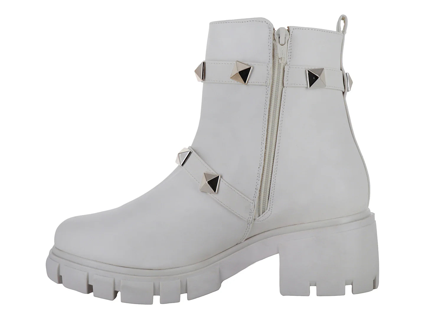 Botines Lady Paulina Blanco con Plataforma para Mujer
