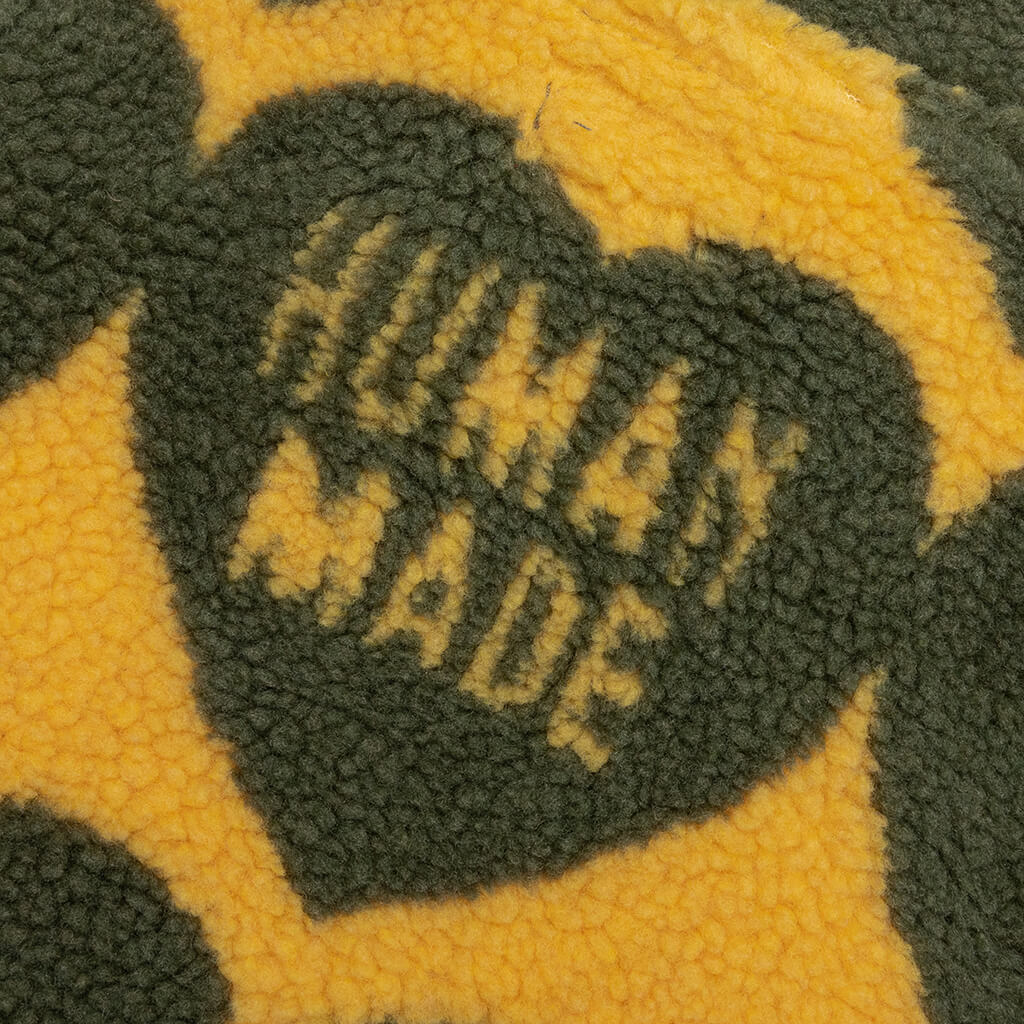 Heart Fleece Jacket Olive Drab