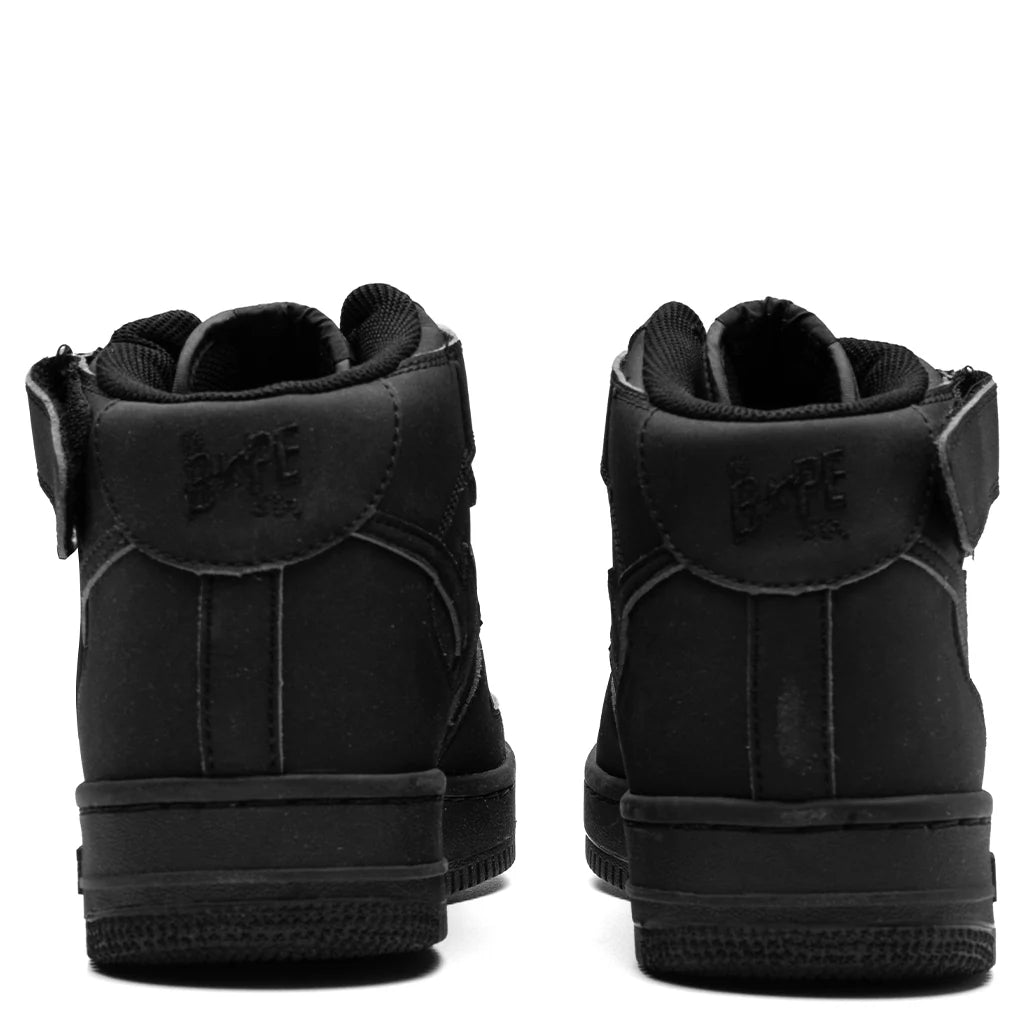 Bape STA Mid Black Suede Black