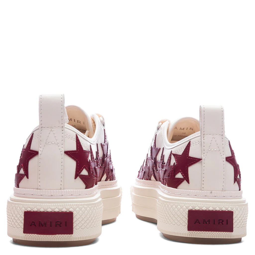 Womens Stars Court Low Deep Red
