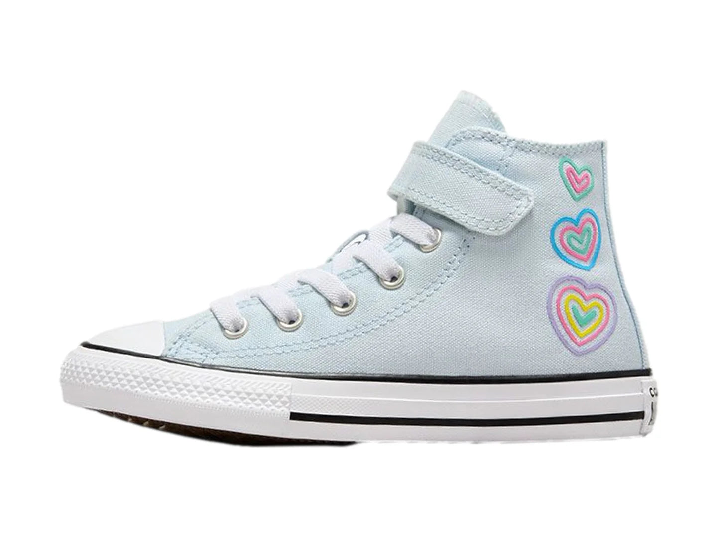 Tenis Converse Chuck Taylor All Star Heart Patch Azul para Niña