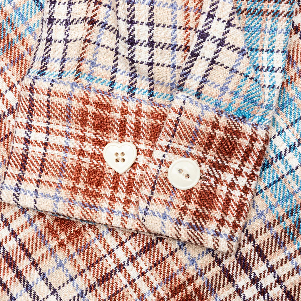Check Shirt White