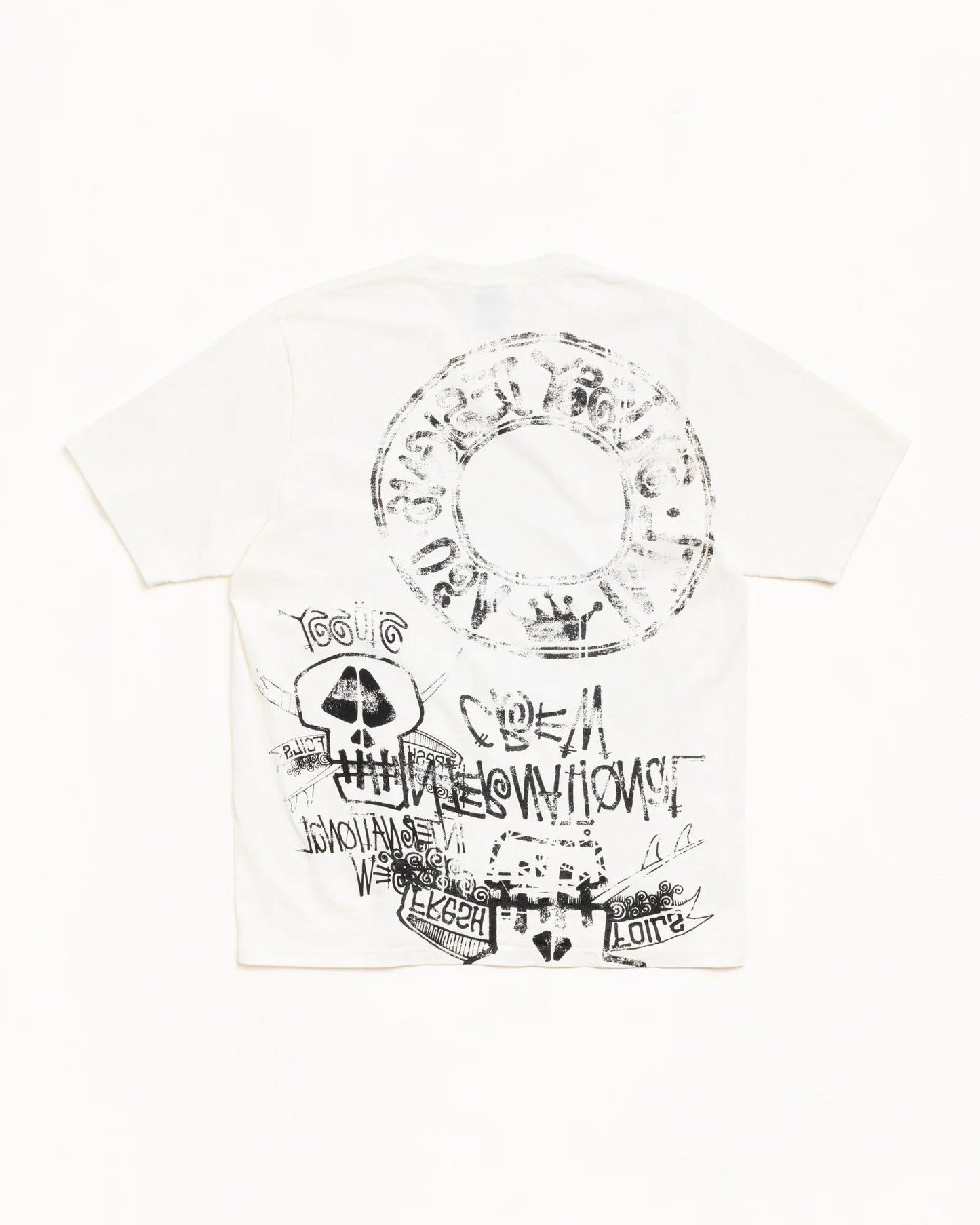 SKULLS TEE PIGMENT DYED