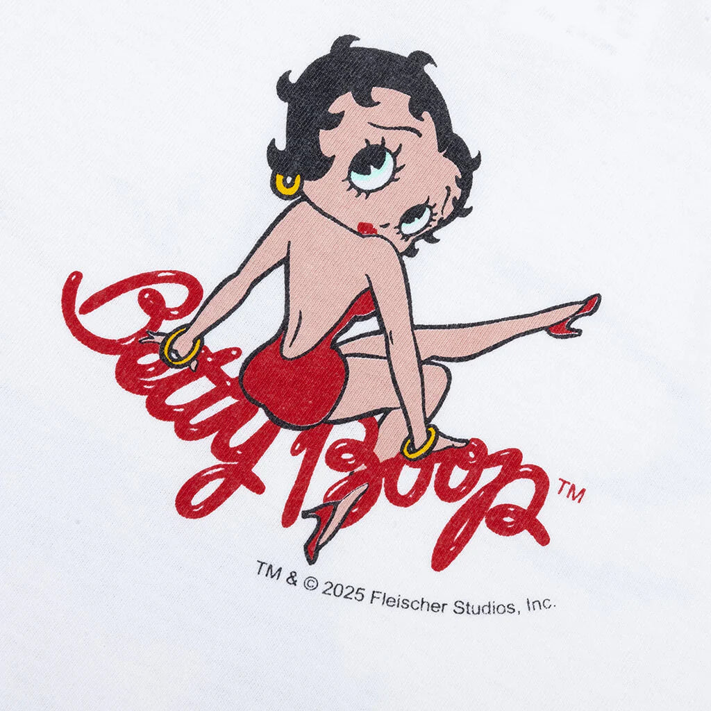 Saint M6 x Betty Boop Pose S S Tee White
