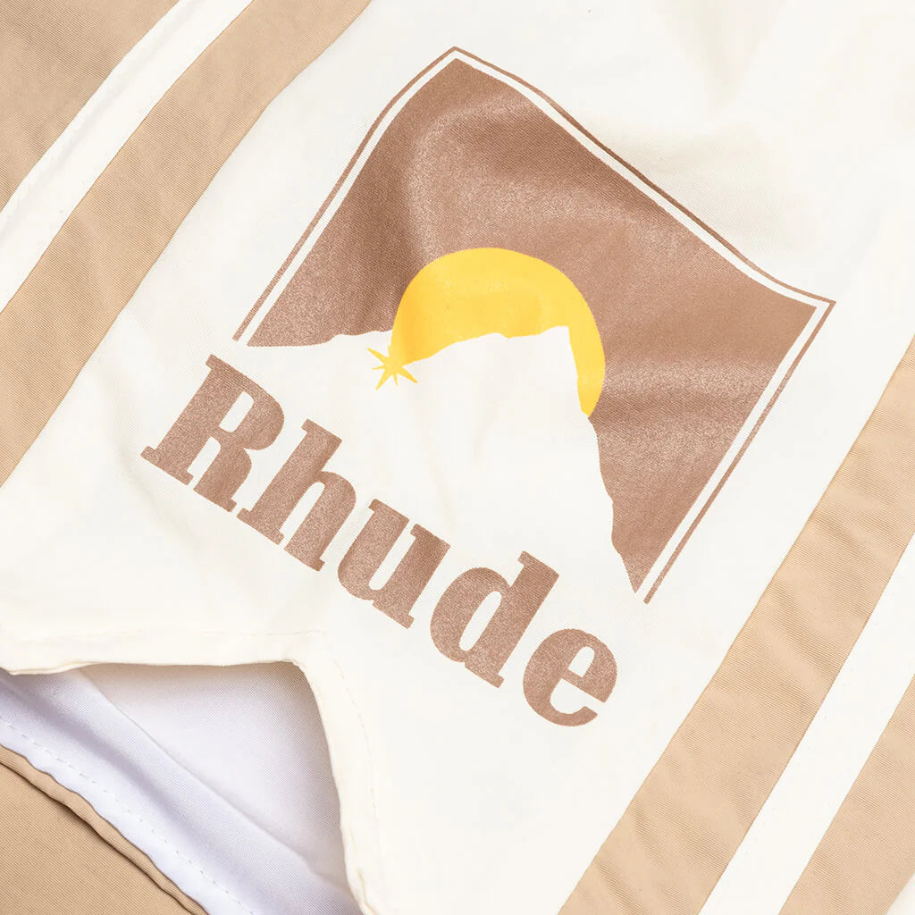 Rhude Moonlight Shorts Tan Off White