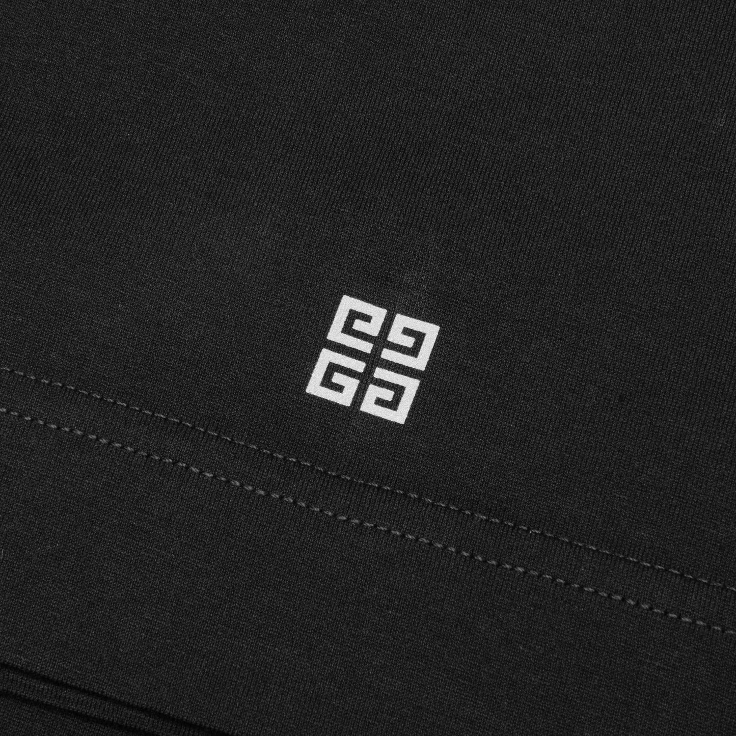Reflective Slim Fit T Shirt Black