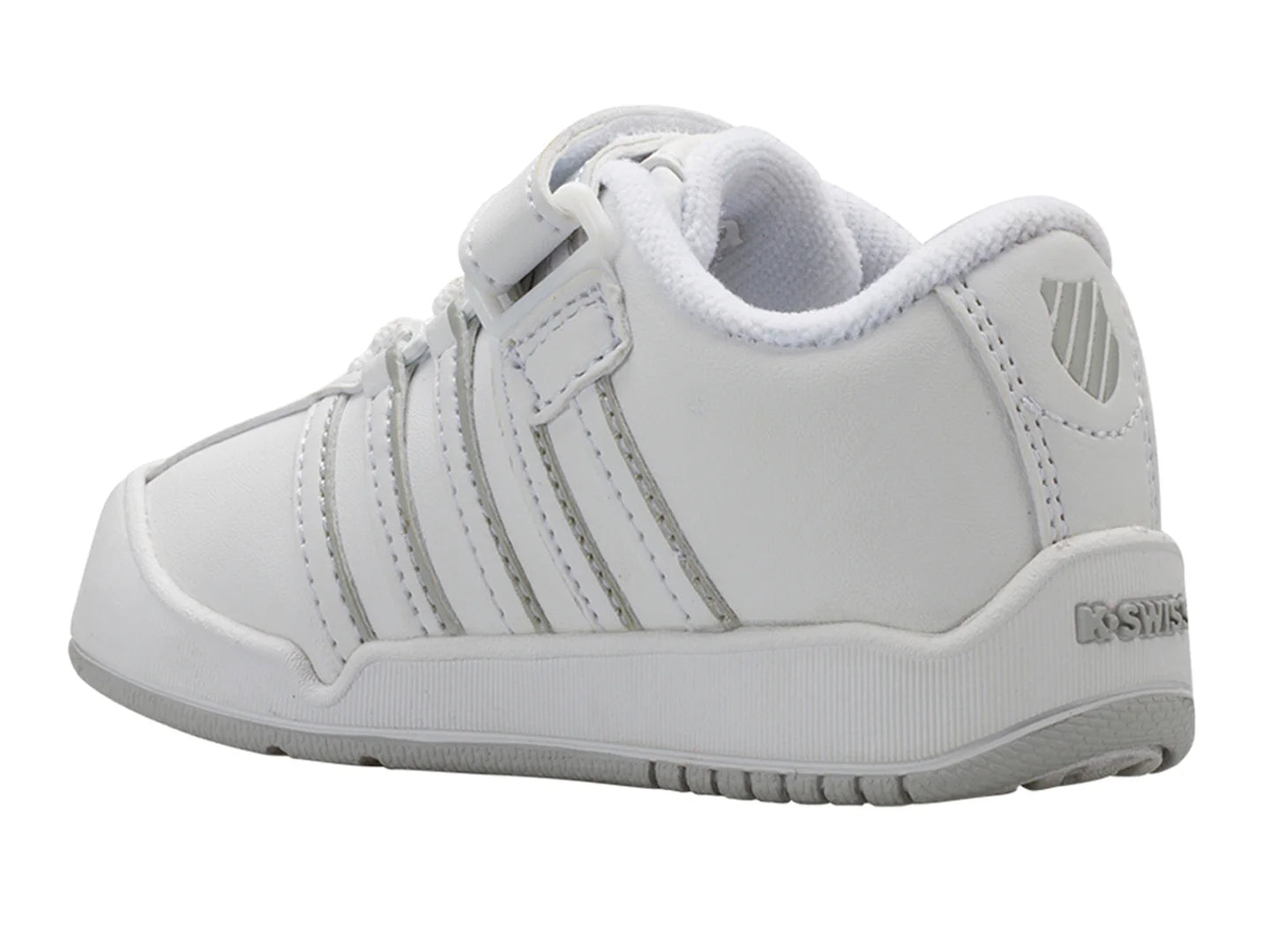 Tenis K Swiss Ontare VLC para Niño Color Blanco y Plata