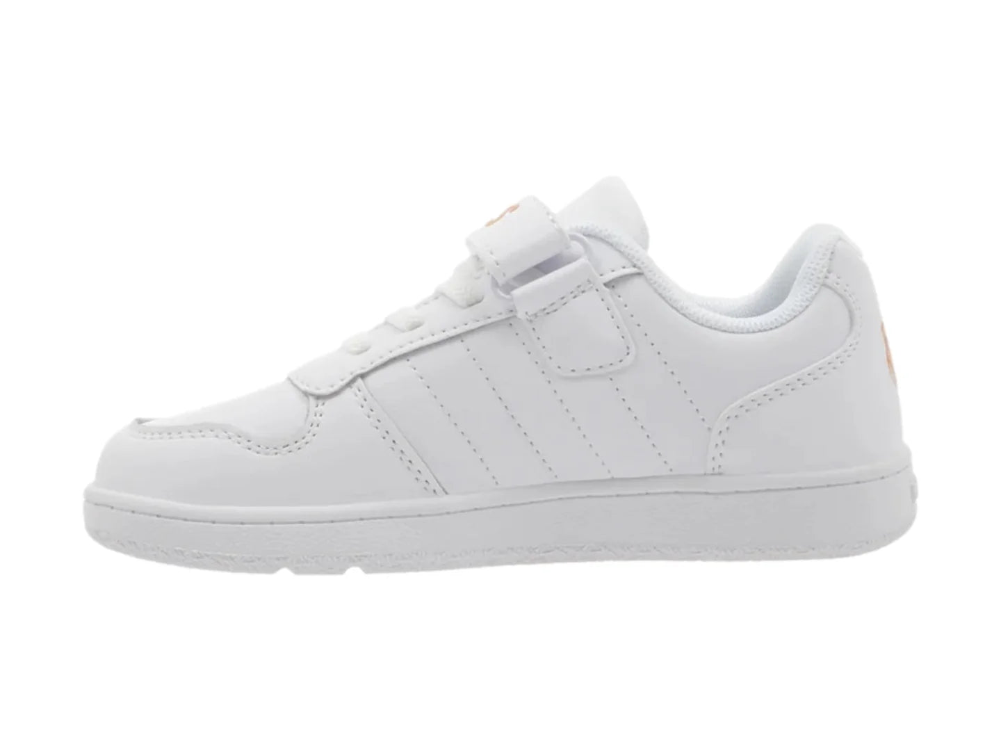 Tenis K Swiss Mike Blanco y Oro Rosa para Niña