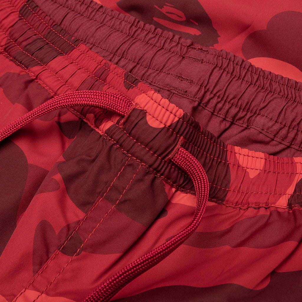 Color Camo Shark Reversible Shorts Red