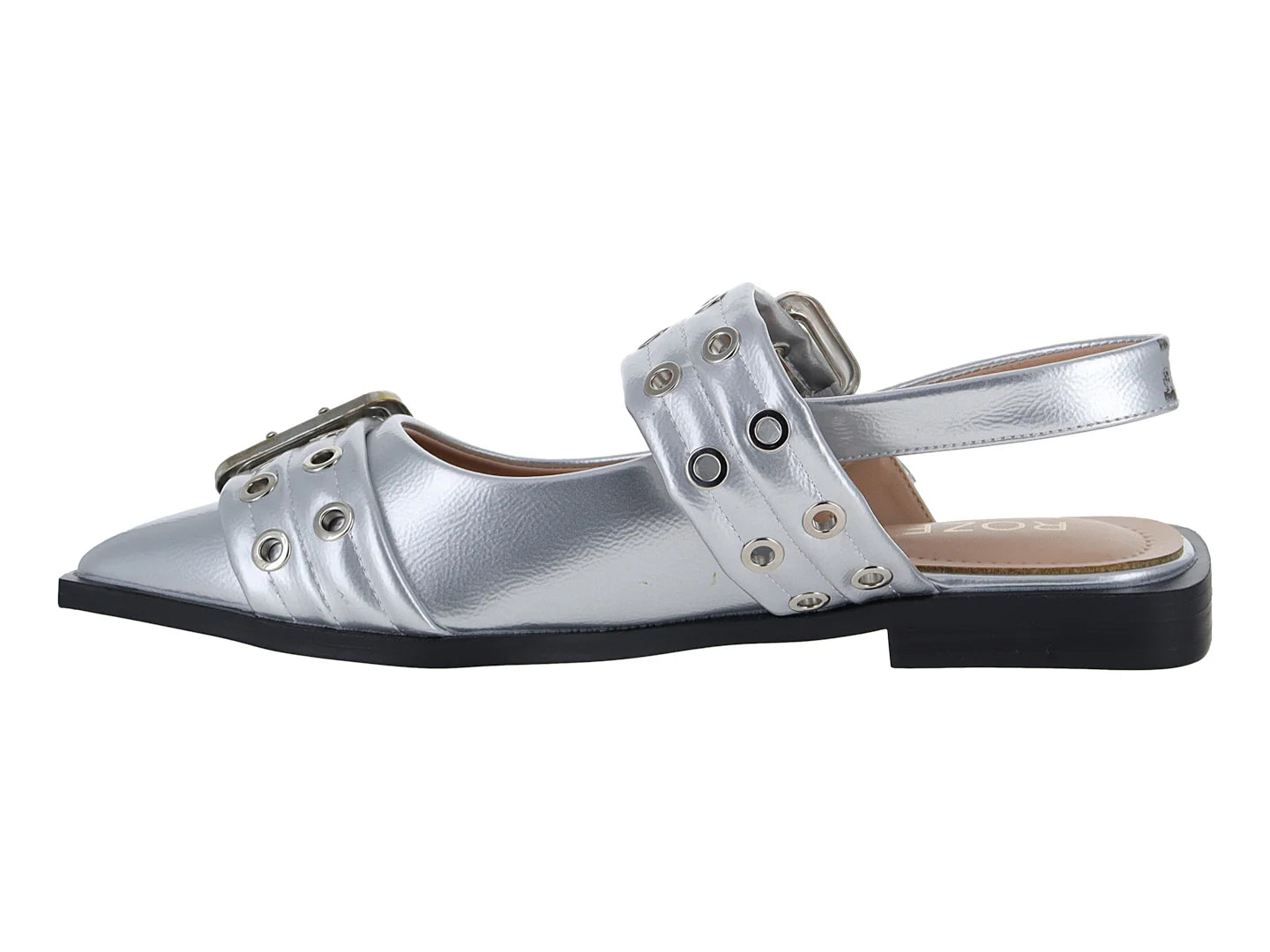 Flats Roze Plata para Mujer