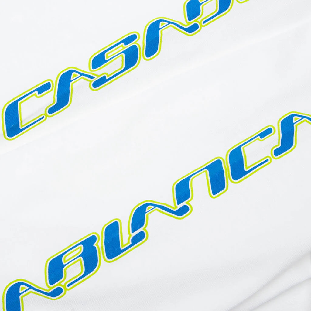 Smiley Future Motifs Long Sleeve T Shirt Bright White
