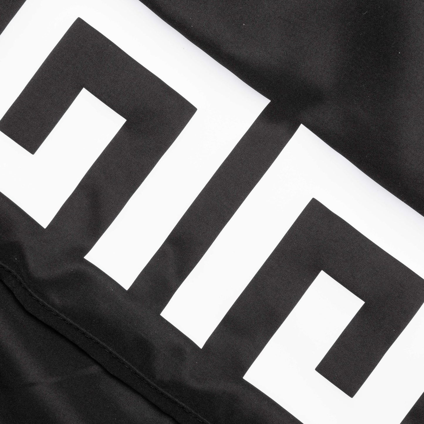 4G Long Swim Shorts Black White