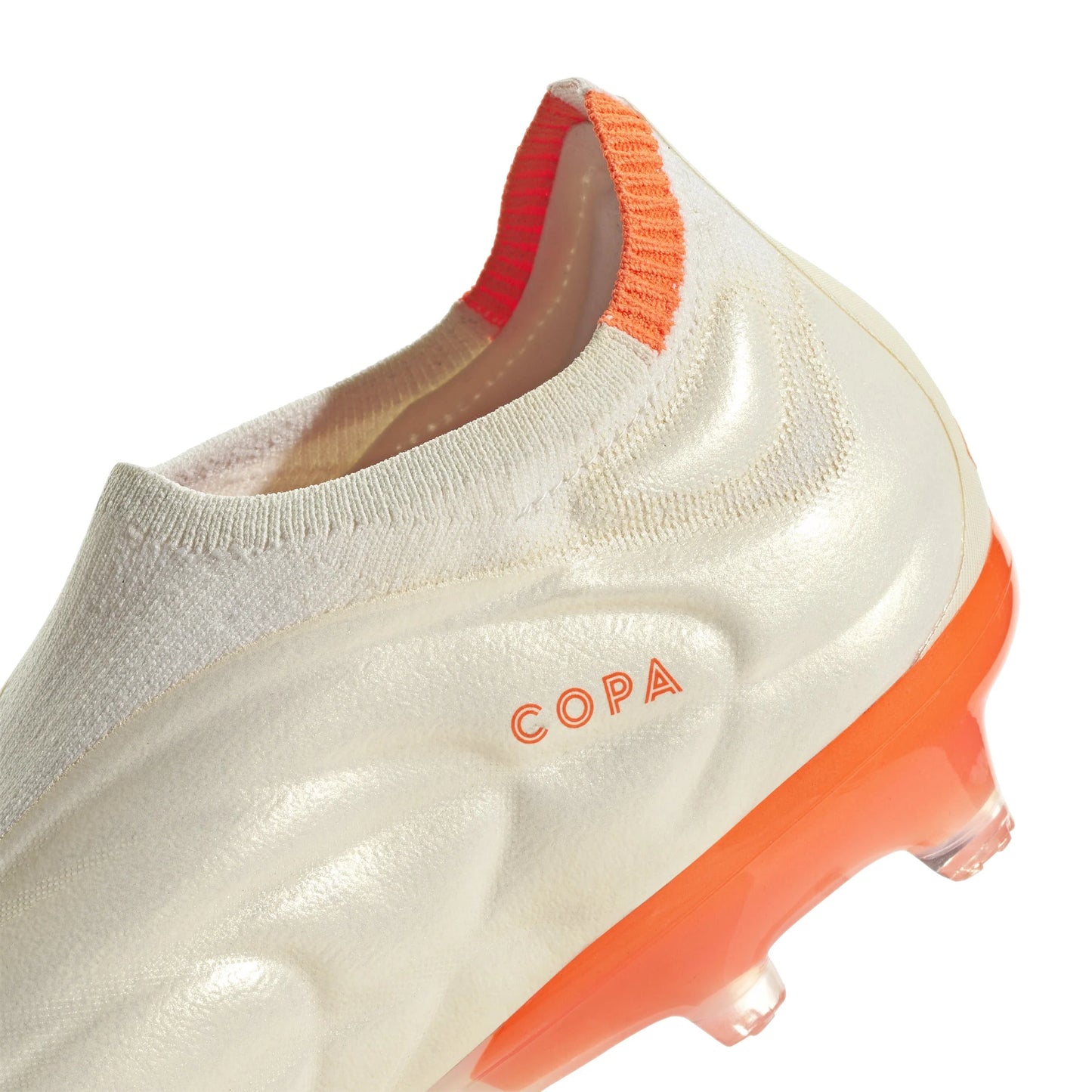 adidas Copa Pure FG Firm Ground Soccer Cleats White Solar Orange