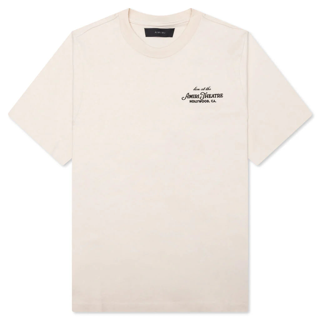 Amiri Theatre Flocked Tee Alabaster