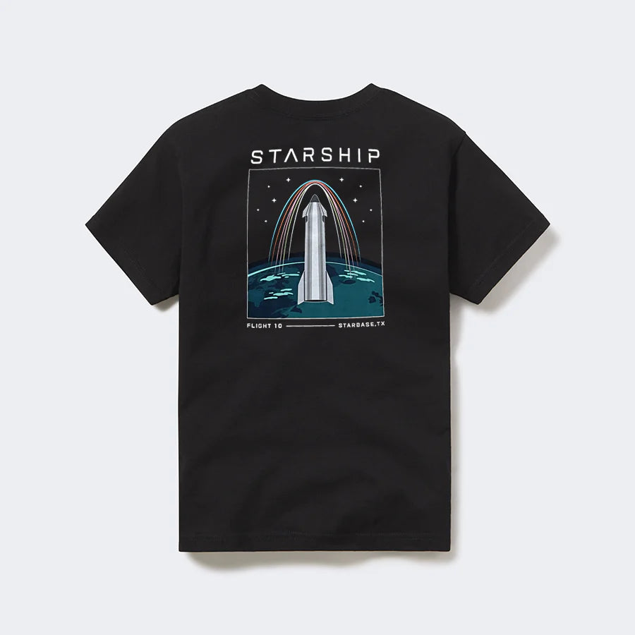 Kids Starship Flight 10 T Shirt