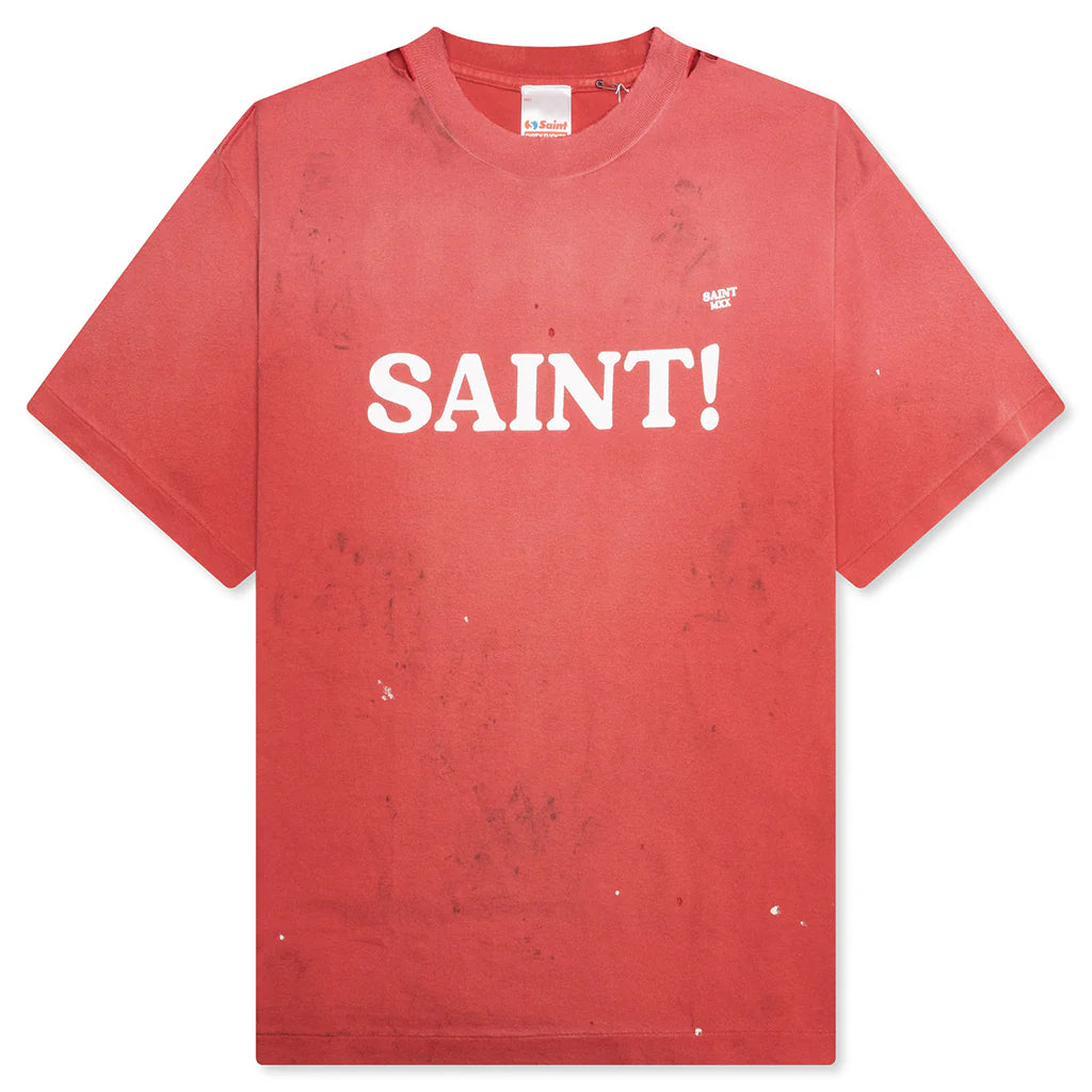 Saint S S Tee Red