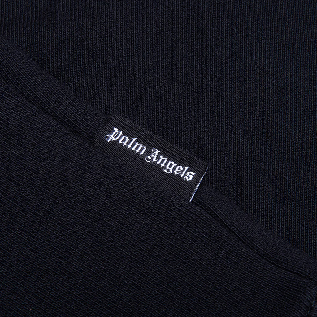 College Hoody Black Dark Red