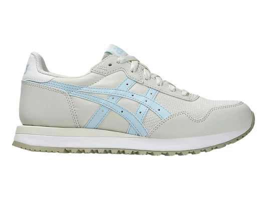 Tenis ASICS Tiger Runner LL Crema y Azul Claro para Mujer