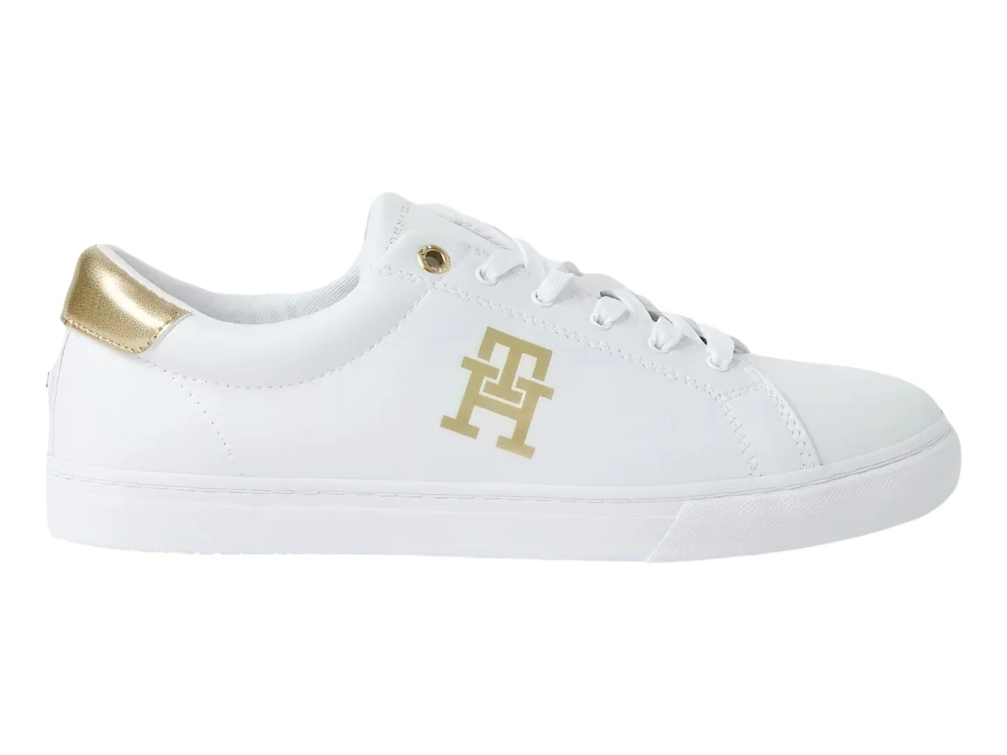 Tenis Tommy Hilfiger Gold Crest Blanco para Mujer
