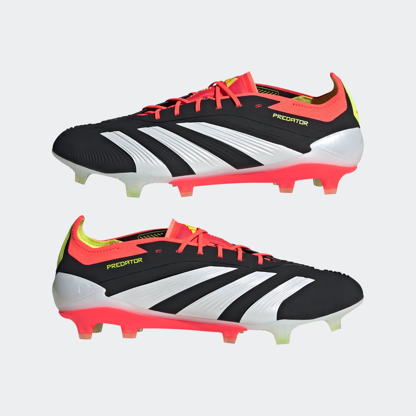 adidas Predator Elite FG Mens Firm Ground Soccer Cleats Black White Solar Red