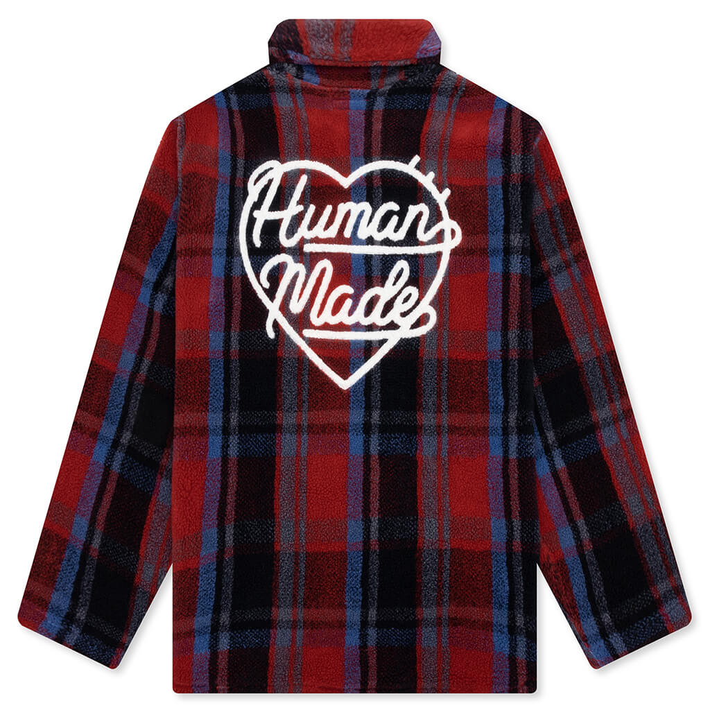 Fleece Pullover Red