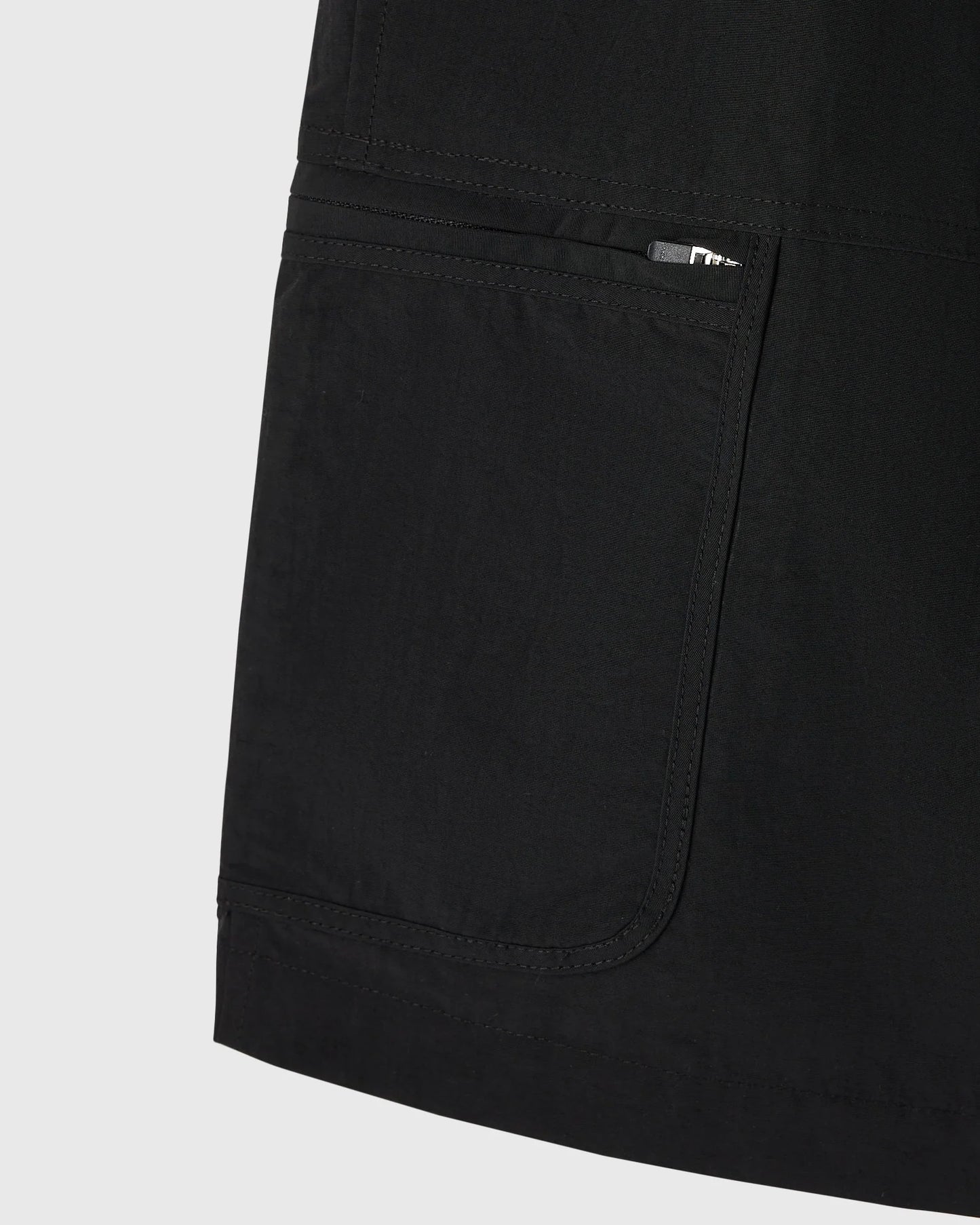Nylon Hiking Short Black