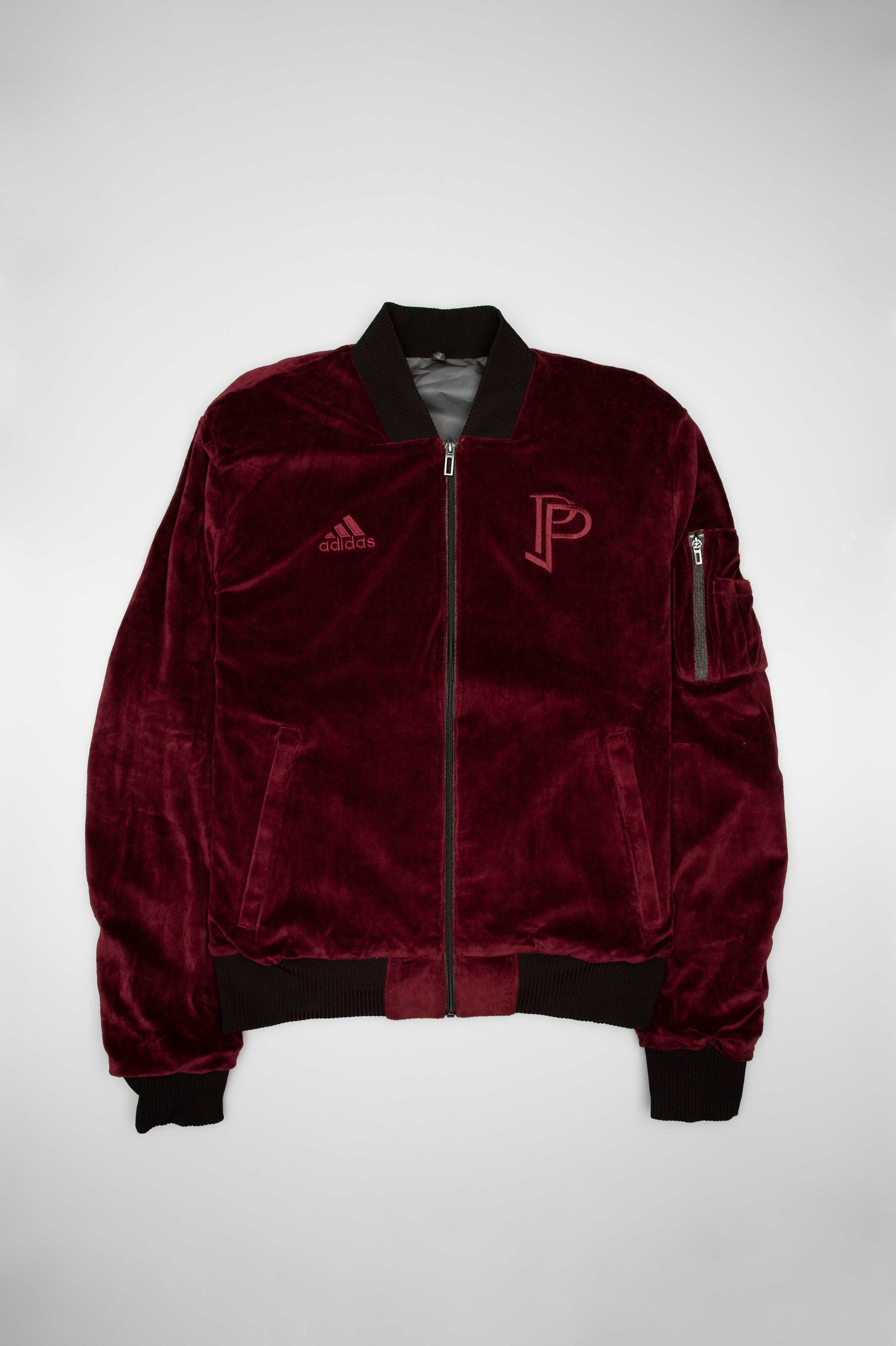 Tango Pogba Mens Reversible Jacket Maroon Grey