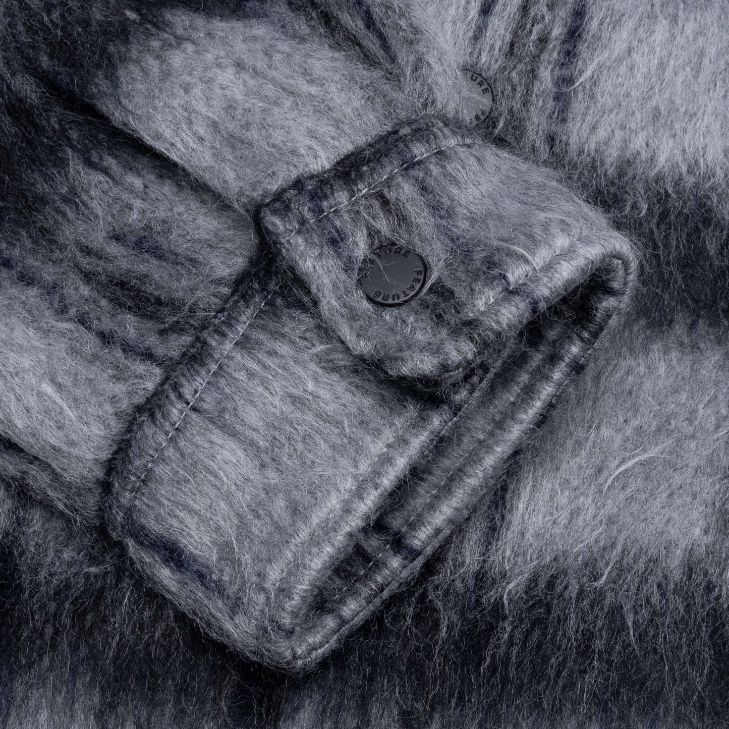 Mohair Flannel Black
