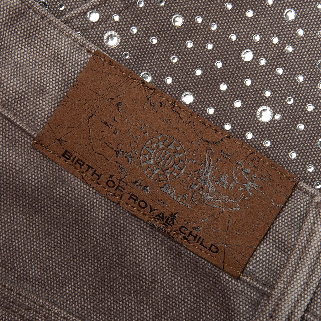 20K Diamond Jorts Brown