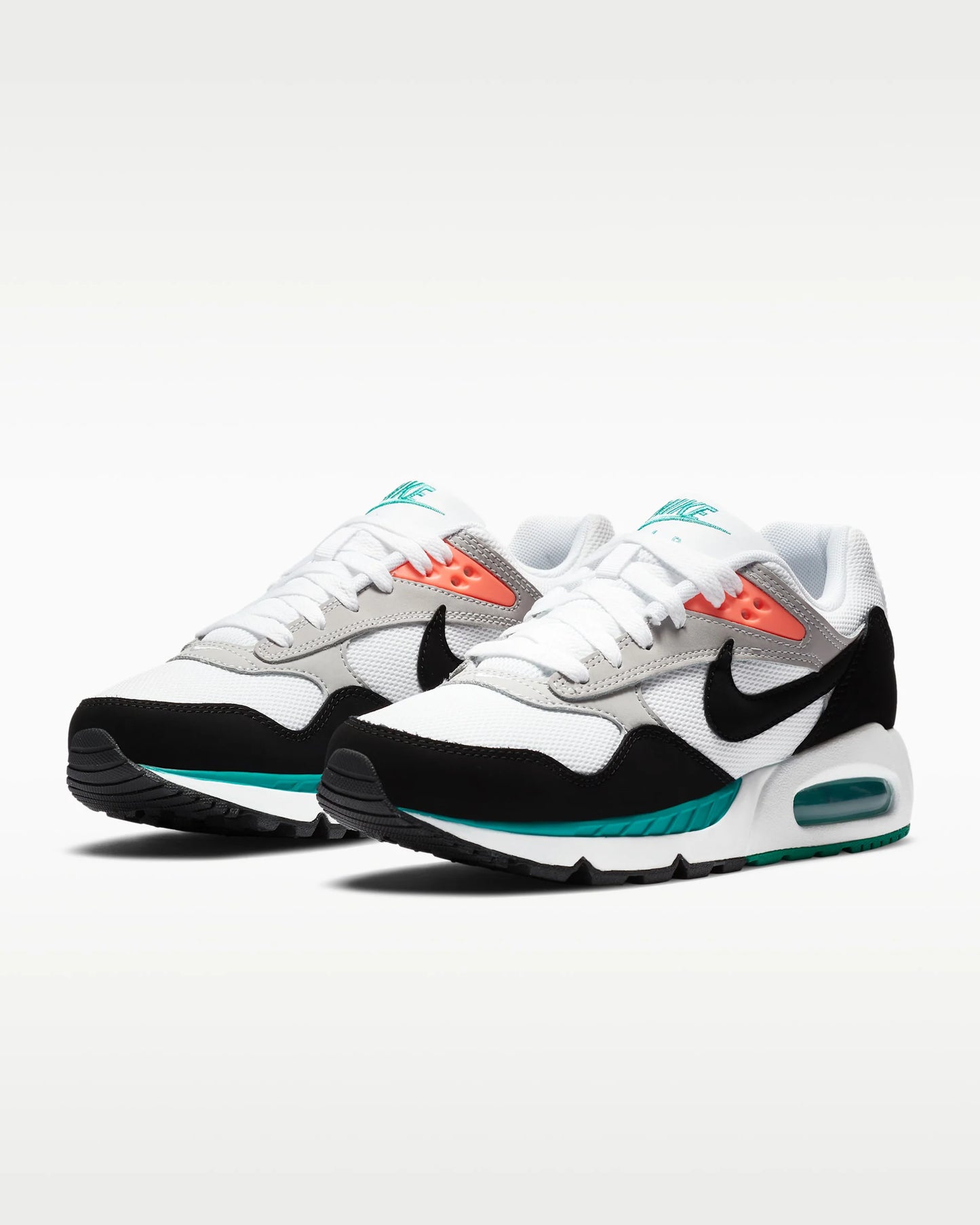 Nike Air Max Correlate Blanc Noir avec accents Turquoise Orange