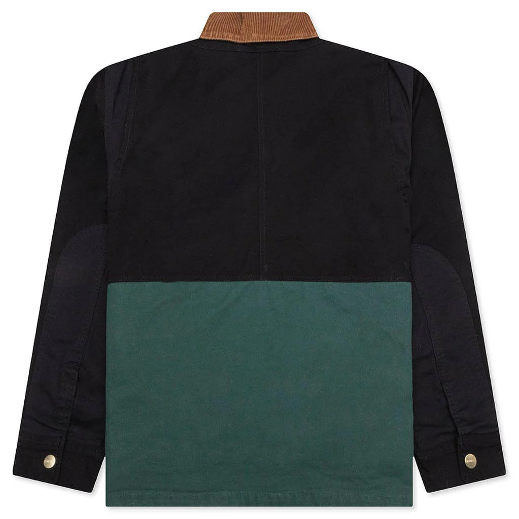 Heston Jacket Black Discovery Green