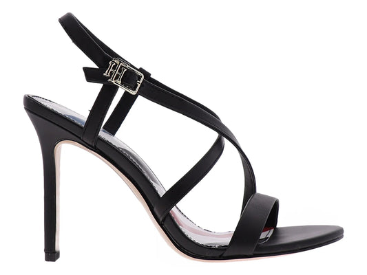 Sandalias Tommy Hilfiger Negro Tacón Alto Mujer