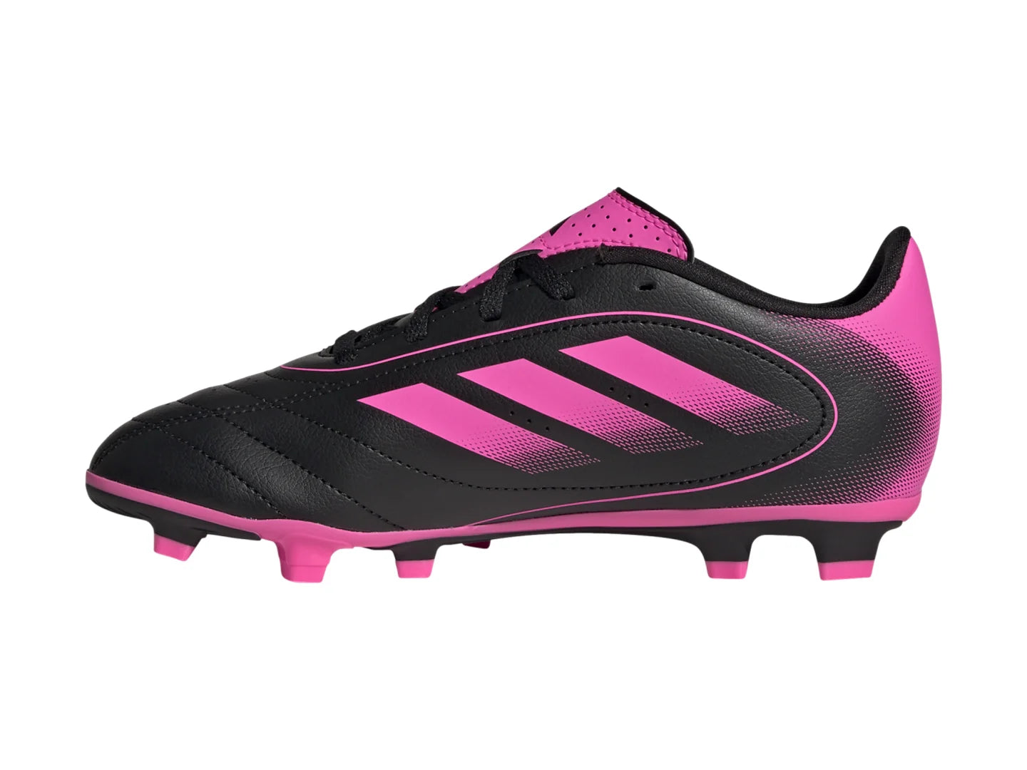 Tenis de Fútbol Adidas Goletto IX Negro y Rosa para Niño