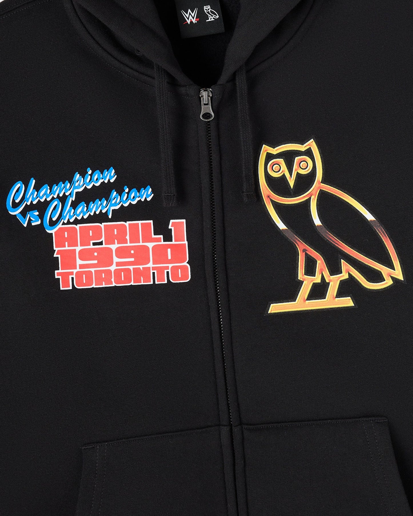 WWE Wrestlemania VI Full Zip Hoodie Black