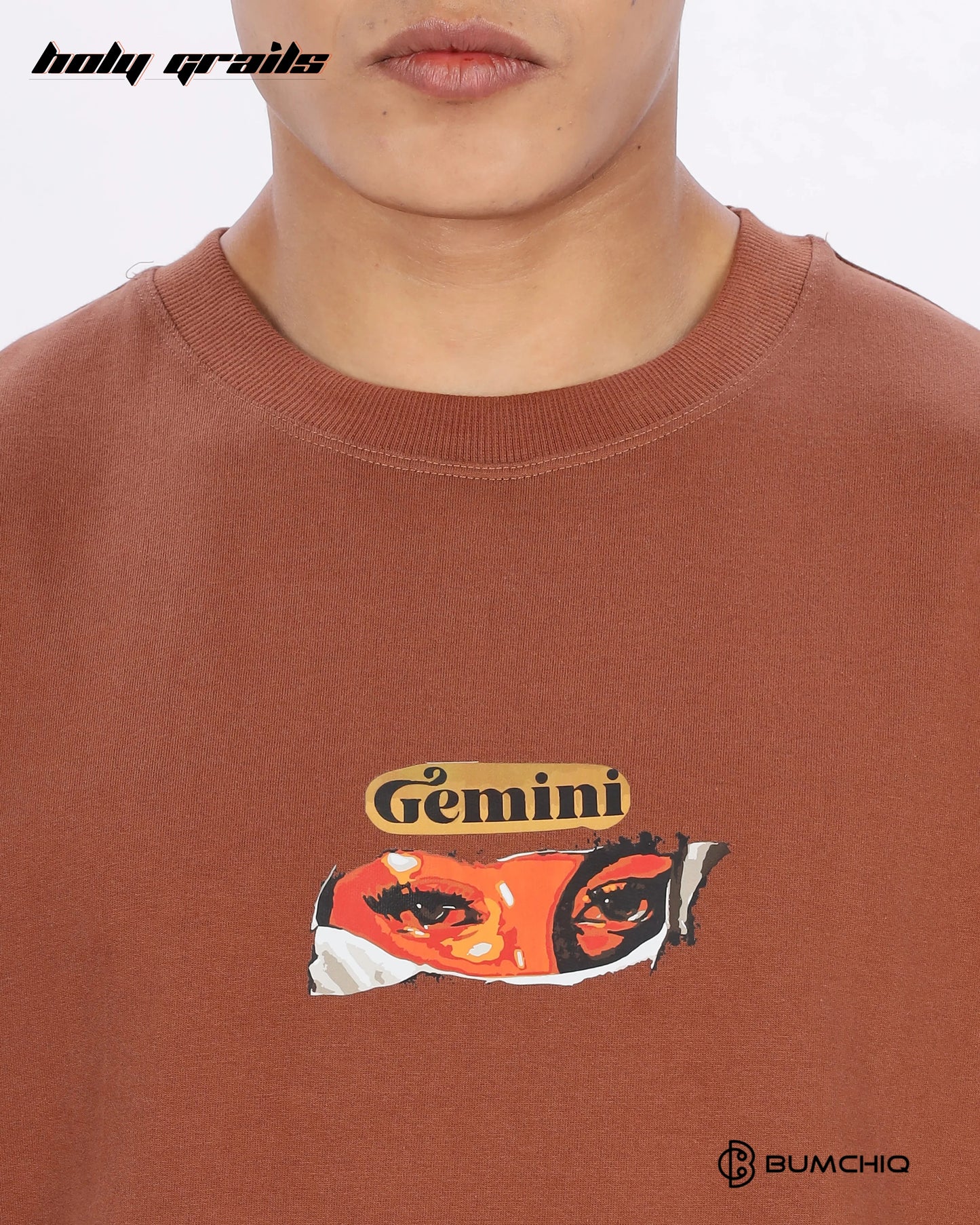 FCK World Brown Oversize Tee HG x Bumchiq