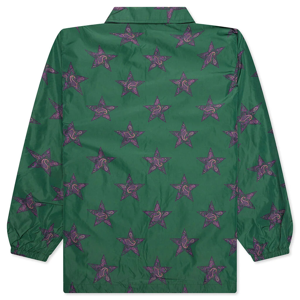 Coach Jacket Green Star