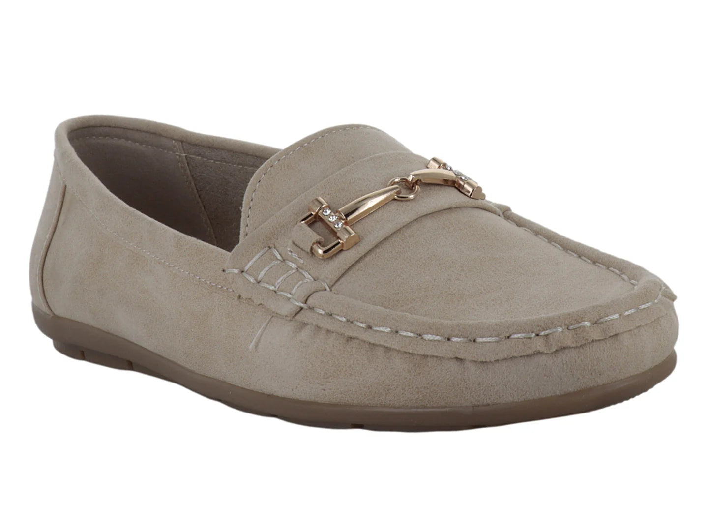 Mocasines Comfort Fit Beige para Mujer