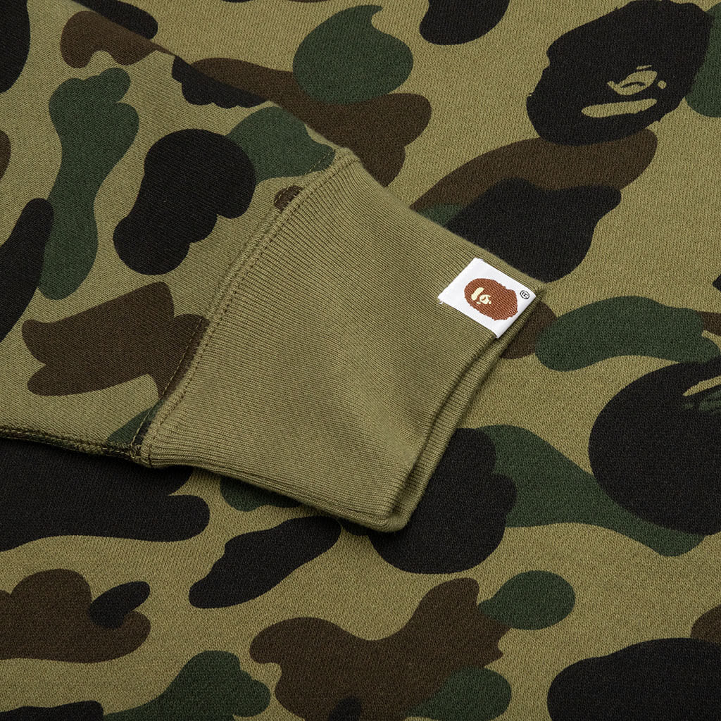 1st Camo Full Zip Hoodie Green