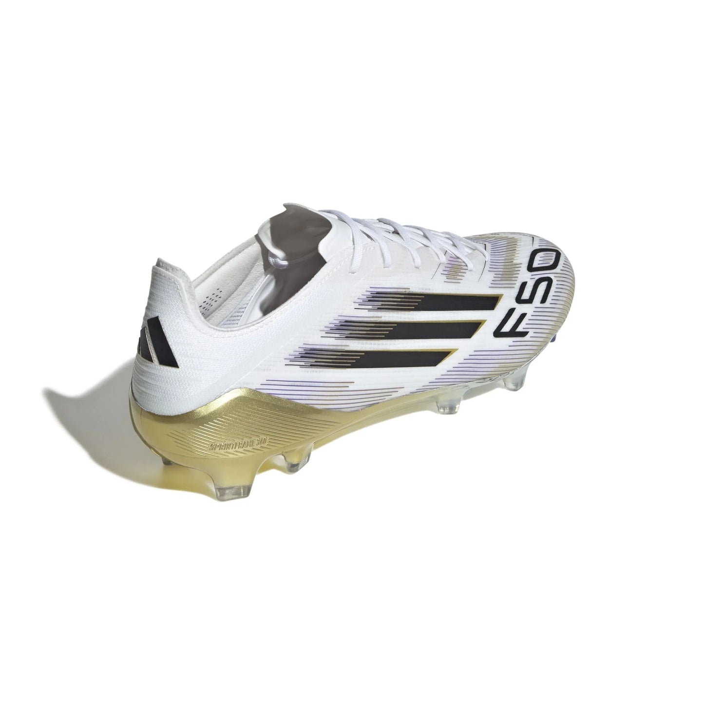 adidas F50 Elite Firm Ground Boots White Black