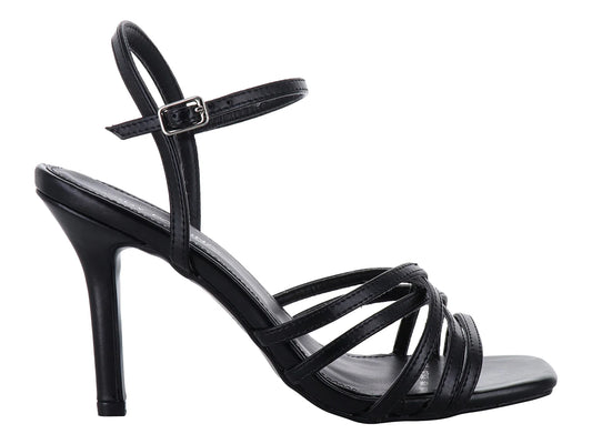 Sandalias Lady Paulina Negro Metálico para Mujer
