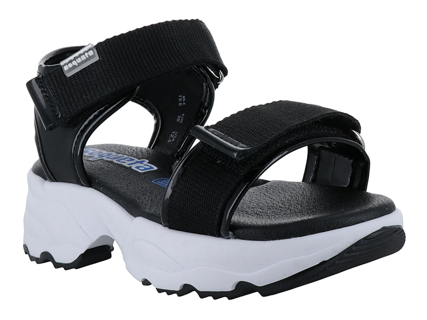Sandalias Coqueta Negro para Niña