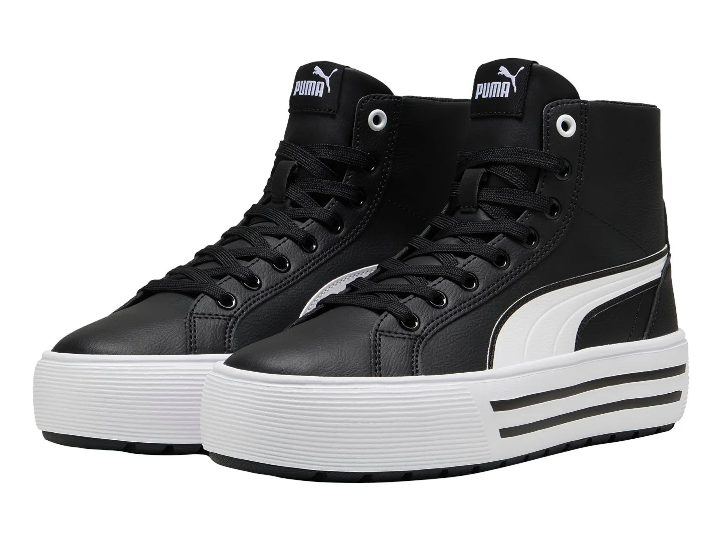 Tenis PUMA Kaia 20 Mid SL Negro y Blanco para Mujer