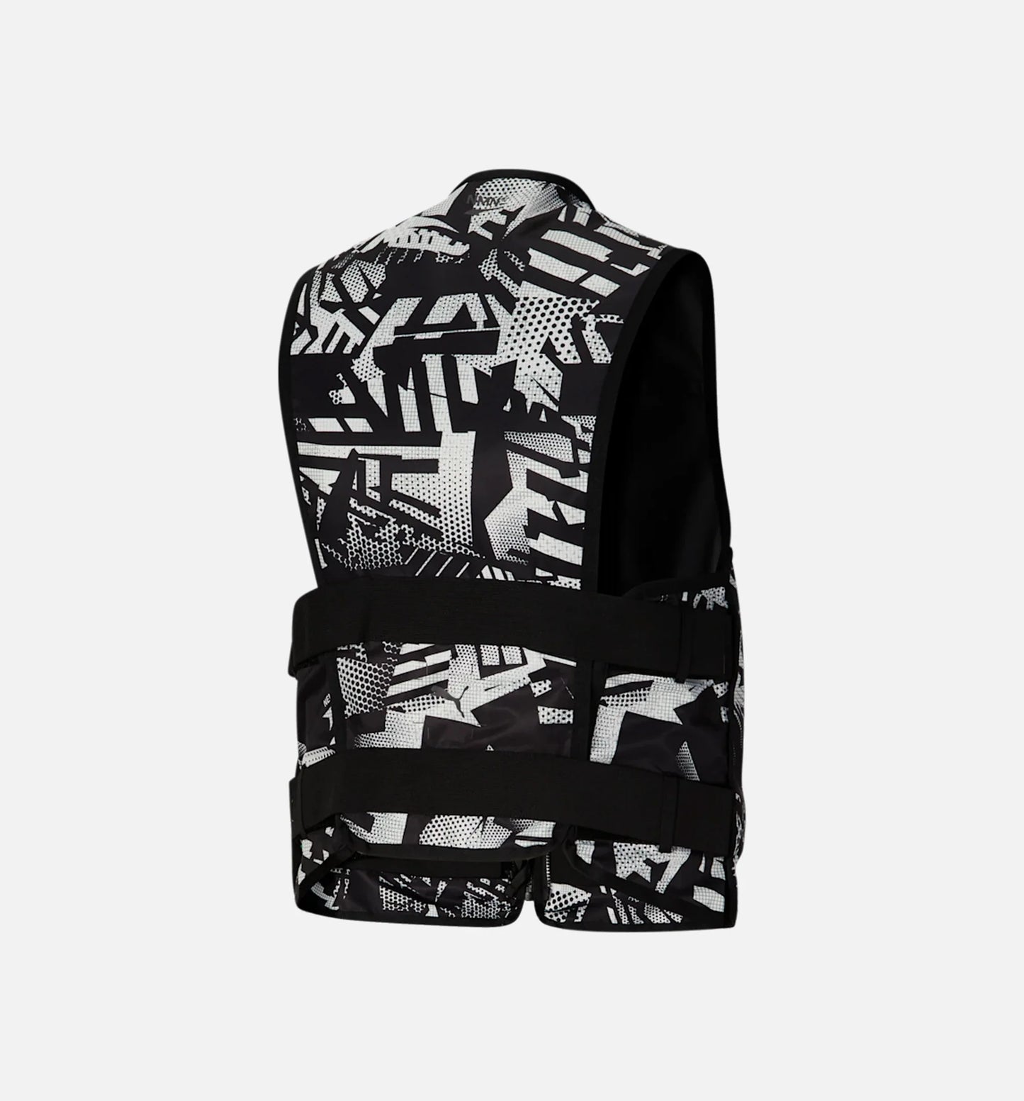 Nemen Utility Mens Vest Black White