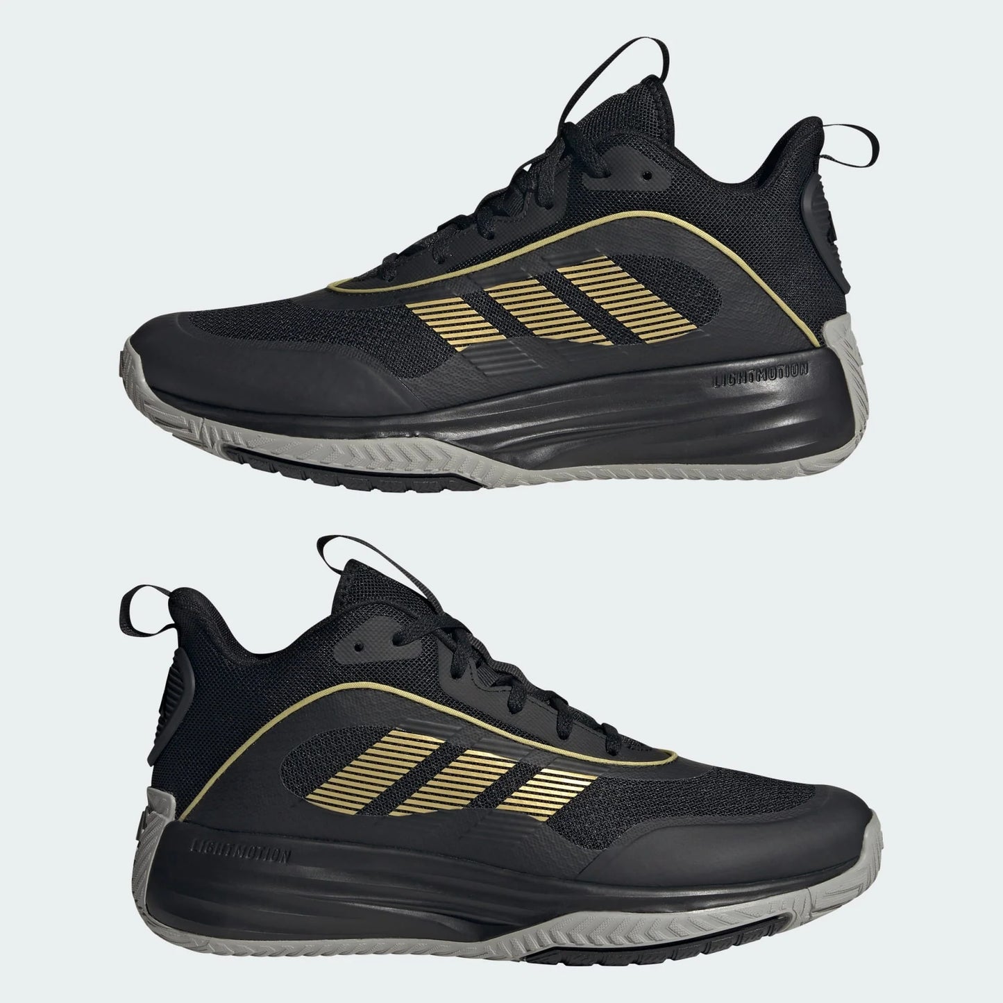 Tênis Adidas Own The Game 30 Preto Dourado